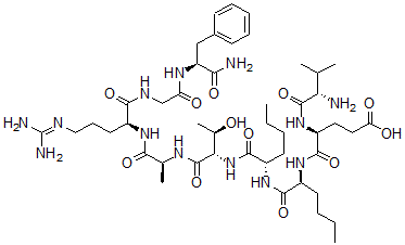 CAS 登录号：136849-69-9， 正亮氨酸(7,8)-促咽侧体素(5-13)