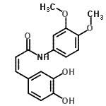CAS#: 136944-22-4, (2Z)-3-(3,4-Dihydroxyphenyl)-N-(3,4-Dimethoxyphenyl)Acrylamide