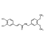 CAS#: 136944-23-5, (2E)-3-(3,4-Dihydroxyphenyl)-N-(3,4-Dimethoxybenzyl)Acrylamide
