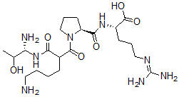 CAS 登录号：136981-77-6， (2S)-2-[[(2S)-1-[6-氨基-2-[[(1R)-1-氨基-2-羟基丙基]氨基甲酰]己酰]吡咯烷-2-羰基]氨基]-5-(二氨基亚甲基氨基)戊酸