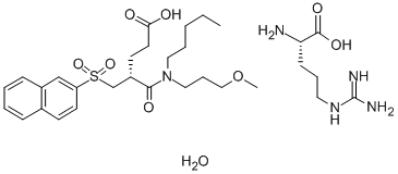 CAS#: 137005-17-5, 4-N-(3-Methoxypropyl)-N-pentylcarbamoyl-5-(2-naphthylsulfonyl)pentanoic acid