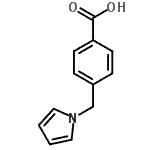 CAS 登录号：137025-10-6， 4-(1H-吡咯-1-基甲基)苯甲酸