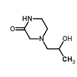 CAS#: 137066-46-7, 4-(2-Hydroxypropyl)-2-Piperazinone