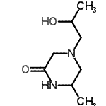 CAS#: 137066-48-9, 4-(2-Hydroxypropyl)-6-Methyl-2-Piperazinone