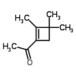 CAS 登录号：137189-86-7， 1-(2,3,3-三甲基-1-环丁烯-1-基)乙酮