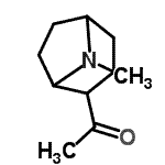 CAS 登录号：137270-33-8， 1-(8-甲基-8-氮杂双环[3.2.1]辛-2-基)乙酮