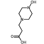 CAS#: 137309-43-4, 3-(4-Hydroxypiperazin-1-Yl)Propanoic Acid