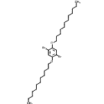 CAS 登录号：137436-30-7， 1,4-二溴-2,5-二(十二烷氧基)苯