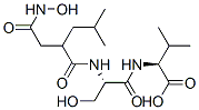 CAS 登录号：137530-61-1， (2S)-2-[[(2S)-3-羟基-2-[[2-[2-(羟基氨基)-2-氧代乙基]-4-甲基戊酰基]氨基]丙酰]氨基]-3-甲基丁酸