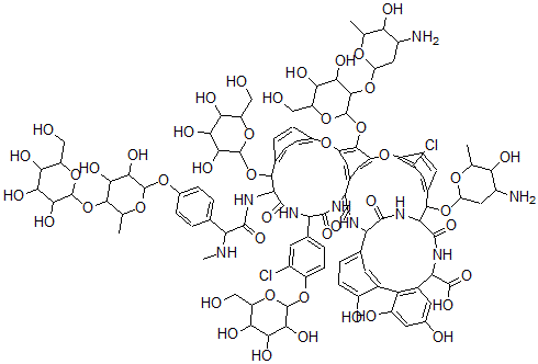 CAS#: 137801-55-9, 49-Chloro-4b,50-Di-O-alpha-D-Mannopyranosyl-Avoparcin alpha