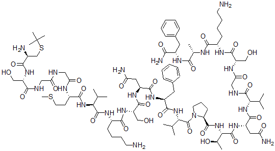 CAS 登录号：137908-73-7， 叔丁基-半胱氨酸(18)-降钙素基因-相关肽(19-37)
