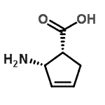 CAS 登录号：138039-48-2， (1R,2S)-2-氨基-3-环戊烯-1-羧酸
