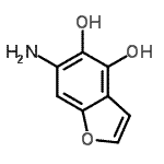 CAS#: 138106-29-3, 6-Amino-1-Benzofuran-4,5-Diol
