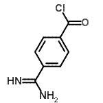 CAS 登录号：138109-35-0， 4-甲脒基苯甲酰基氯化物