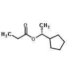 CAS 登录号：138309-09-8， (1R)-1-环戊基乙基丙酸酯