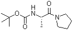 CAS 登录号：138356-92-0， [(2S)-1-氧代-1-(1-吡咯烷基)-2-丙基]氨基甲酸叔丁酯