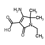 CAS#: 138377-77-2, 4-Amino-1-Ethyl-5,5-Dimethyl-2-Oxo-2,5-Dihydro-1H-Pyrrole-3-Carboxylic Acid