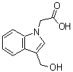 CAS 登录号：138423-99-1， [3-(羟基甲基)-1H-吲哚-1-基]乙酸
