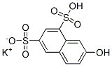 CAS 登录号：13846-08-7， 7-羟基-1,3-萘磺酸钾盐