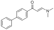 CAS 登录号：138716-22-0， (E)-3-二甲基氨基-1-(4-苯基苯基)丙-2-烯-1-酮