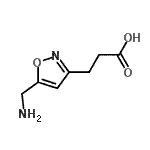 CAS 登录号：138741-63-6， 3-[5-(氨基甲基)-1,2-恶唑-3-基]丙酸