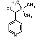CAS 登录号：138761-52-1， 4-[氯(三甲基硅烷基)甲基]吡啶