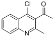 CAS 登录号：138770-67-9， 1-(4-氯-2-甲基-3-喹啉基)-乙酮