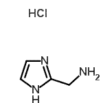 CAS 登录号：138799-95-8， 1-(1H-咪唑-2-基)甲胺盐酸盐(1:1)
