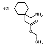 CAS 登录号：138799-97-0， 乙基[1-(氨基甲基)环己基]乙酸酯盐酸盐(1:1)