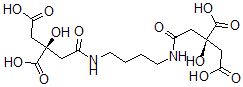 CAS#: 138846-62-5, (2R)-2-[2-[4-[[(3S)-3-Carboxy-3,5-Dihydroxy-5-Oxopentanoyl]Amino]Butylamino]-2-Oxoethyl]-2-Hydroxybutanedioic Acid