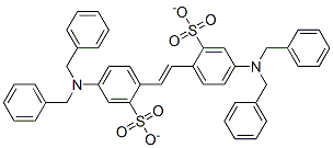 CAS 登录号：138847-94-6， 5-(二(苯基甲基)氨基)-2-[(E)-2-[4-(二(苯基甲基)氨基)-2-磺基苯基]乙烯基]苯磺酸