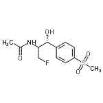 CAS 登录号：138872-76-1， N-{(1R)-3-氟-1-羟基-1-[4-(甲基磺酰基)苯基]-2-丙基}乙酰胺