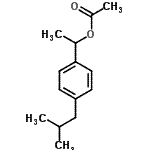 CAS 登录号：138948-58-0， 1-(4-异丁基苯基)乙基乙酸酯