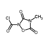 CAS#: 139037-69-7, 4-Methyl-3,5-Dioxo-1,2,4-Oxadiazolidine-2-Carbonyl Chloride
