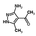 CAS#: 139111-42-5, 1-(5-Amino-3-Methyl-1H-Pyrazol-4-Yl)Ethanone