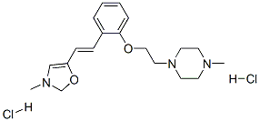 CAS#: 139193-92-3, 1-methyl-4-[2-[2-[(E)-2-(3-methylisoxazol-5-yl)vinyl]phenoxy]ethyl]piperazine dihydrochloride