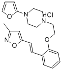 CAS#: 139193-93-4, 1-(Furan-2-Yl)-4-[2-[2-[(E)-2-(3-Methyl-1,2-Oxazol-5-Yl)Ethenyl]Phenoxy]Ethyl]Piperazine Hydrochloride