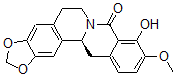 CAS 登录号：139220-06-7， (S)-5,6,13,13a-四氢-9-羟基-10-甲氧基-8H-苯并(g)-1,3-苯并二氧戊环并(5,6-a)喹嗪-8-酮