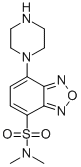 CAS 登录号：139332-64-2， N,N-二甲基-7-哌嗪-1-基-2,1,3-苯并恶二唑-4-磺酰胺