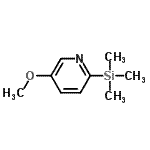 CAS 登录号：139585-64-1， 5-甲氧基-2-(三甲基硅烷基)吡啶