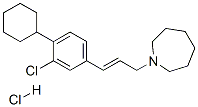 CAS 登录号：139592-99-7， [(Z)-3-(3-氯-4-环己基苯基)丙-2-烯基]环庚烷盐酸盐