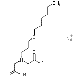 CAS 登录号：139655-12-2， 钠{(羧甲基)[3-(己氧基)丙基]氨基}乙酸酯