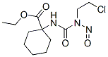 CAS 登录号：13991-74-7， 1-[3-(2-氯乙基)-3-亚硝基脲基]环己烷羧酸乙酯