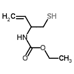 CAS 登录号：139956-49-3， 乙基(1-硫基-3-丁烯-2-基)氨基甲酸酯