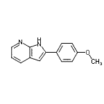 CAS 登录号：139962-68-8， 2-(4-甲氧基苯基)-1H-吡咯并[2,3-b]吡啶