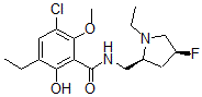 CAS#: 140161-12-2, 5-Chloro-3-Ethyl-N-[[(2S,4S)-1-Ethyl-4-Fluoropyrrolidin-2-Yl]Methyl]-2-Hydroxy-6-Methoxybenzamide