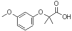 CAS 登录号：140239-94-7， 2-(3-甲氧基苯氧基)-2-甲基丙酸