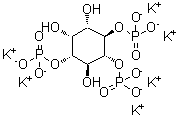 CAS 登录号：140385-74-6， (1R,2R,3S,4R,5R,6S)-3,5,6-三羟基-1,2,4-环己烷三基三(磷酸酯)六钾盐