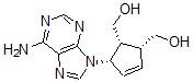 CAS 登录号：140440-40-0， [(1R,2S,5R)-2-(6-氨基嘌呤-9-基)-5-(羟基甲基)-1-环戊-3-烯基]甲醇