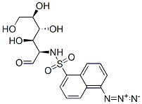 CAS#: 140485-27-4, 5-Azido-N-[(2R,3R,4R,5R)-3,4,5,6-Tetrahydroxy-1-Oxohexan-2-Yl]Naphthalene-1-Sulfonamide